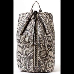 Aimee Kestenberg snake print backpack